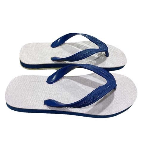 White Daily Wear Men Rubber Hawai Slippers At Rs Pair Hawai