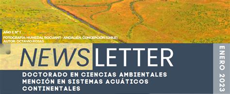 Newsletter N Del Programa Doctorado En Ciencias Ambientales