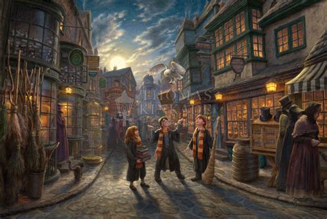 Harry Potter Diagon Alley by Thomas Kinkade Studios - Warner Bros. - Studio