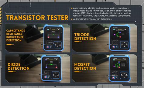 Fnirsi Dso Tc Testeur D Oscilloscope Num Rique Transistor Fonction