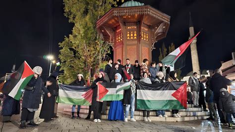 Na Ba Ar Iji Odr An Protest Protiv Izraelskih Napada Na Gazu