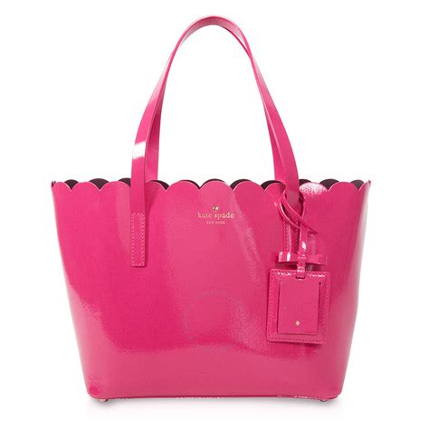 Kate Spade Lily Avenue Patent Leather Small Carrigan Tote Pink Kate