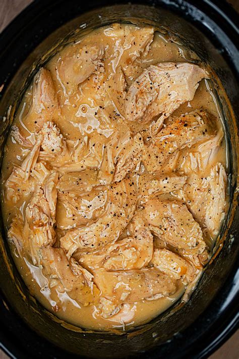 Slow Cooker Chicken And Gravy Recipe [video] Dinner Then Dessert