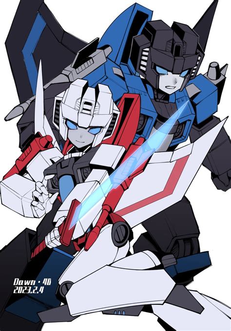 Starscream And Skywarp Transformers And 1 More Drawn By Azuredawn40