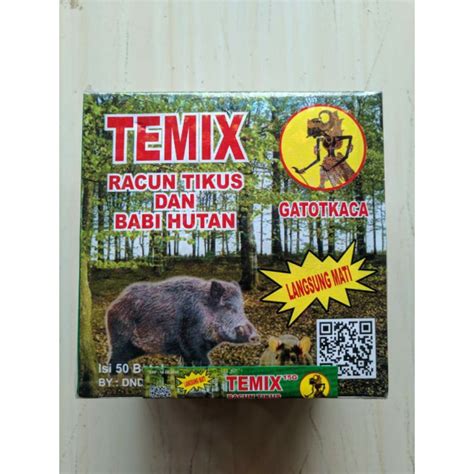 Jual TEMIX RACUN TIKUS DAN BABI HUTAN KEMASAN BOTOL Isi 50 BOTOL