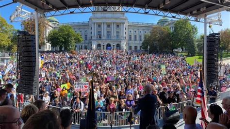 Largest Rally I Ve Ever Seen In Harrisburg 5000 At The First Ever