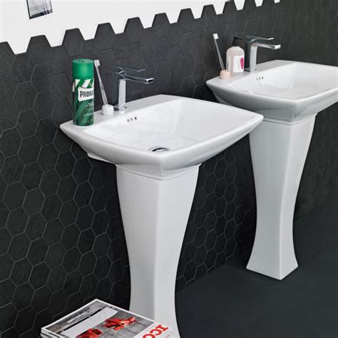 Colonne Pour Lavabo Vintage Jazz En C Ramique Blanche Artceram