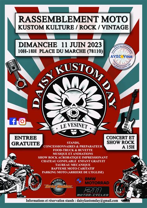 Manifestation Rassemblement Moto Dimanche Juin Le Vesinet