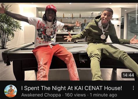 Nle Choppa On Twitter I Spent The Night At Kai Cenat House