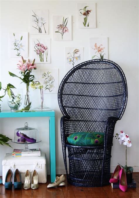 70 inspirations pour mettre un fauteuil Emmanuelle dans sa déco Boho