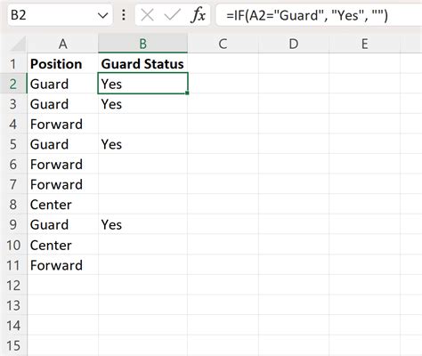 Excel Autofill Cells Based On Value In Another Cell