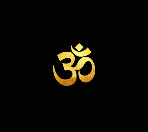 Gold Om Symbol Wallpaper