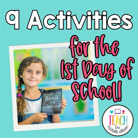 9 Engaging First Day Of School Activities & All About Me