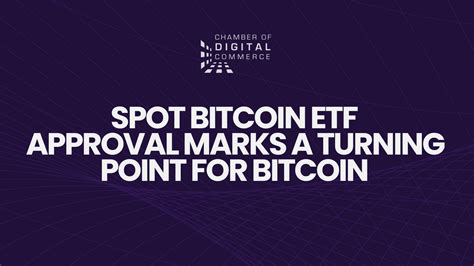 Spot Bitcoin ETF Approval Marks a Turning Point for Bitcoin | The ...