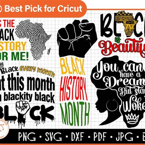 Black History Month Svg Bundle Bhm Svg Bundle African Etsy