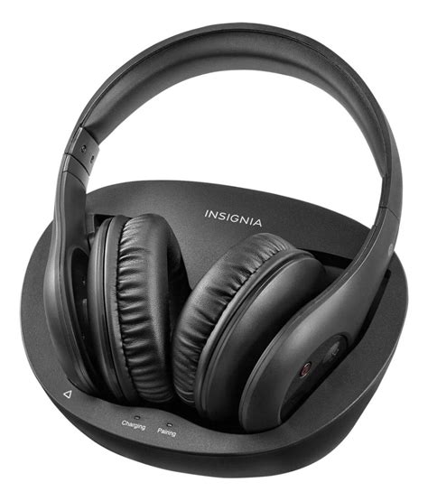 Best Buy Insignia™ Over The Ear Wireless Headphones Black Ns Whp314