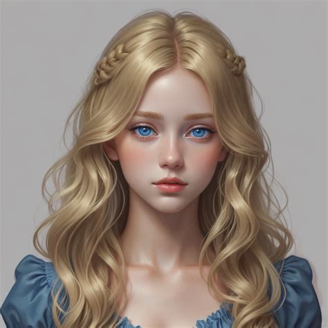 Blonde Hair Blue Eyed Girl 2 By Tbusraxq On Deviantart