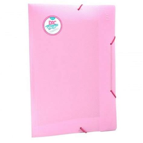 PASTA ABA ELASTICA DAC BREEZE ROSA PASTEL 801PPRS Papelaria Criativa