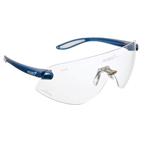 Hogies EyeGuard Regular Glasses with Clear Lens & Metallic Blue Frame