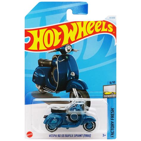 Siêu Xe Hot Wheels C4982 71 250 Vespa 90 SS Super Sprint 1966 FAHASA