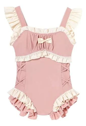 Traje De Baño Tipo Bikini De Secado Rápido Para Niñas De A MercadoLibre