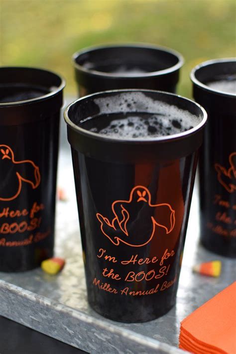 22 Oz Halloween Stadium Cups Personalized In 2020 Birthday Party