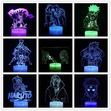 Naraauzumaki Anime Figure Lampe D Sasuke Itachi Uchiha Kakashi Hatake