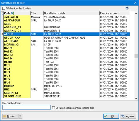 Liaison Excel