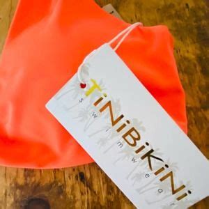 Tinibikini Swim Tinibikini Orange Bikini Size S Poshmark