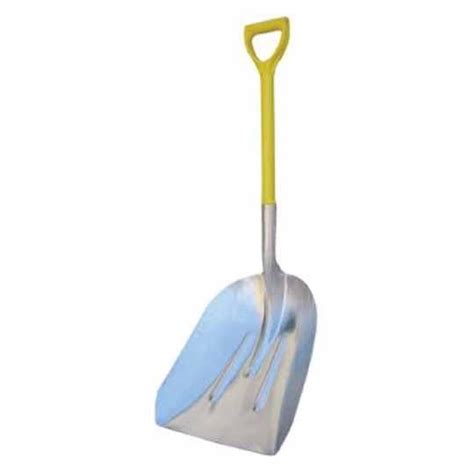 12 Aluminum Scoop With Fiberglass D Handle