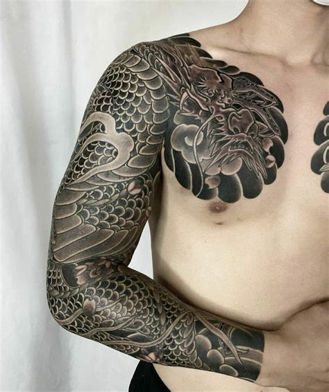 Best Dragon Sleeve Tattoo Ideas You Ll Have To See To Believe