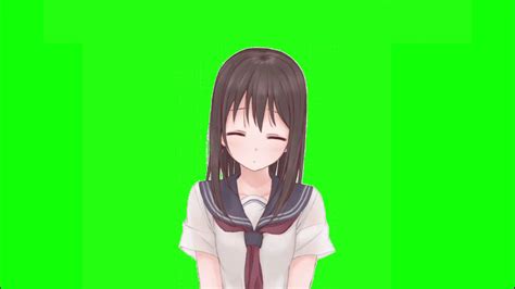 Anime Mouth Green Screen