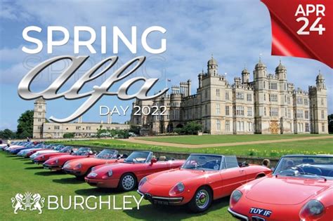 Spring Alfa Day Last Tickets Remaining Alfa Romeo Owners Club