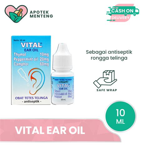 Jual Vital Ear Oil Obat Tetes Telinga Gatal Dan Infeksi Shopee