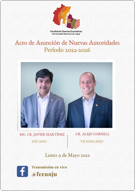 Acto de Asunción de las Autoridades Electas y Toma de Posesión de los