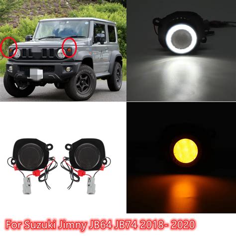 For Suzuki Jimny JB64 JB74 2019 2020 LED Turn Signal Light Fog Light