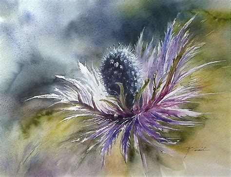 Galerie Peinture Fleurs Aquarelle Fleurs Fleurs De Montagne