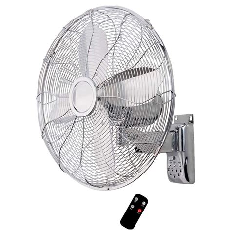 Buy 16 Remote Controlled Wall Fan Timer Retro Metal Cooling Wall Fan