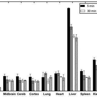 The Ex Vivo Biodistribution In Rat At Four Different Time Points Post