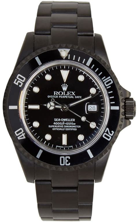 Black Limited Edition Matte Black Limited Edition Rolex Sea Dweller