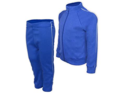 Conjunto Helanca Juvenil Azul Royal Del France