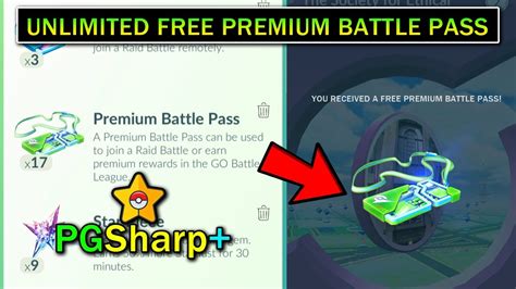 How To Get Unlimited Free Premium Battle Pass In Pokemon Go PGSharp