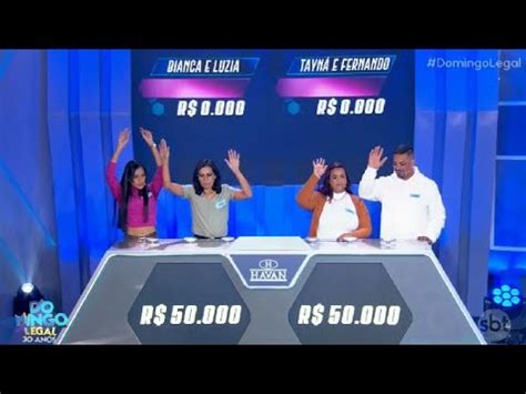 Domingo Legal Quem Arrisca Ganha Mais Sbt Ao Vivo 27 08 2023 YouTube