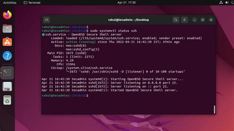 How To Enable Ssh Server On Ubuntu Tecadmin Tecnomin