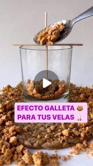 Chispas M Gicas Velas Artesanales On Instagram Efecto Galleta Para