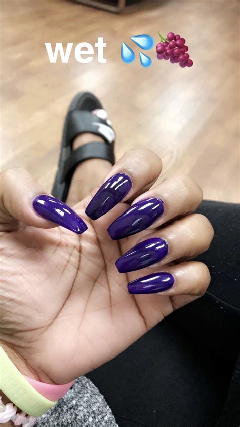 For Live Pins Follow Victxoriaaa Purple Nails Nails Long Nails