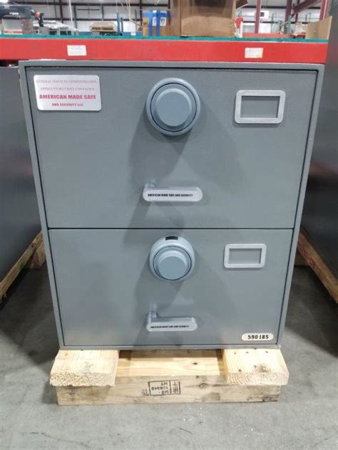 NSN 7110 01 563 1694 Class 5 2 Drawer Legal Size Multi Lock Gray