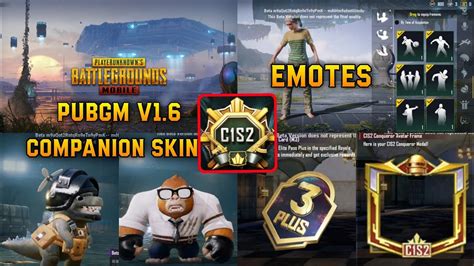 C1S2 REWARDS NEW CONQUEROR FRAME COMPANION SKINS RPM3 EMOTES