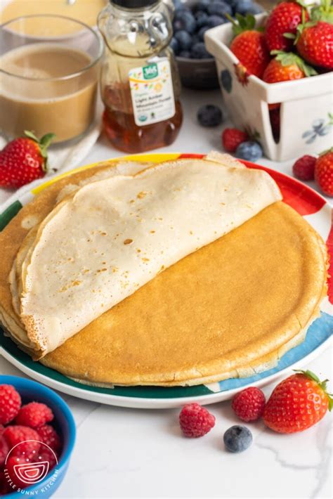 Classic French Crepes Recipe Little Sunny Kitchen