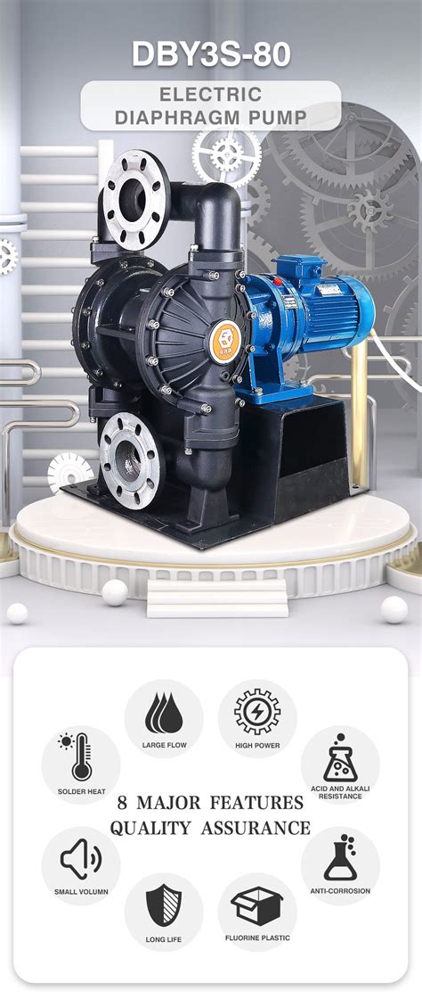 High Pressure Inch Aluminium Alloy Electric Diaphragm Pump Godo Dby S